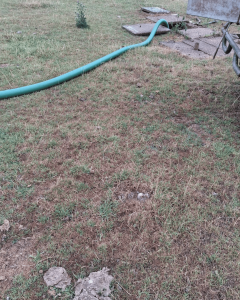 Septic tank being emptied by Morgan’s waste removal service in Monmouthshire