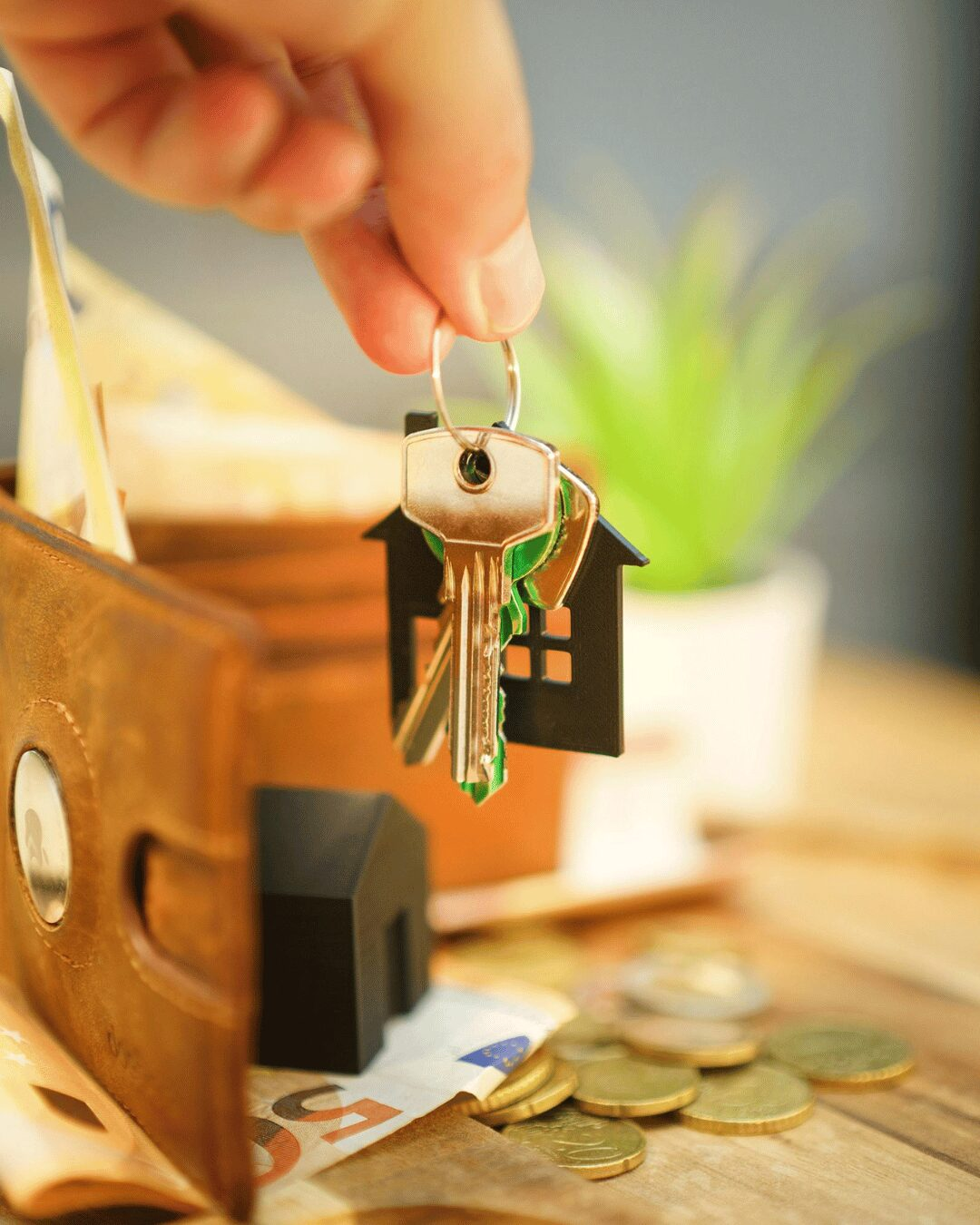 House keys representing new home buyers in Monmouth who need CCTV drain surveys