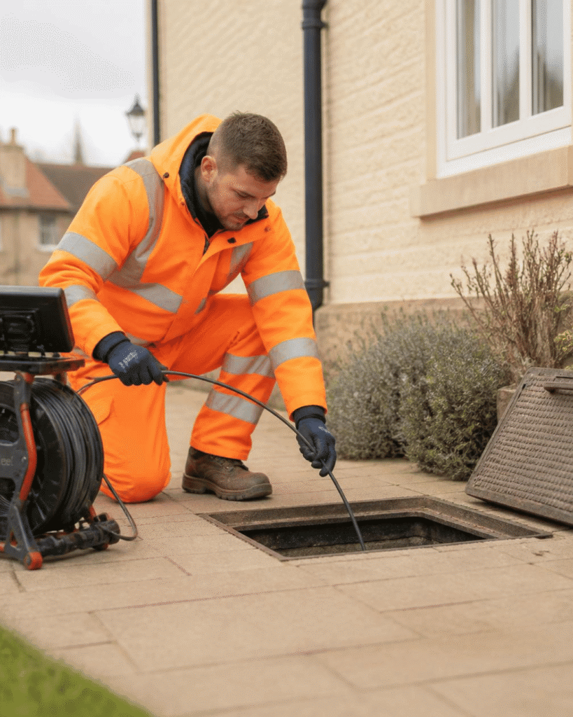CCTV drain survey camera equipment Abergavenny